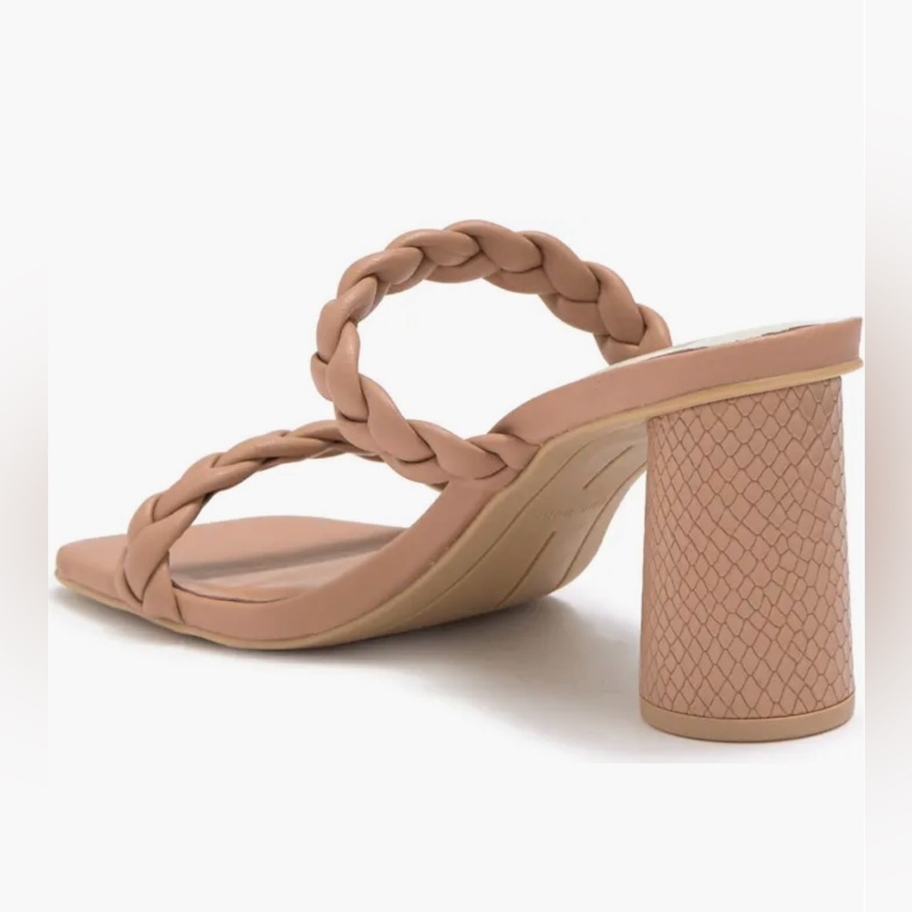 NWB Dolce Vita Nairi Braided Strappy Sandal Cafe Stella - Picture 3 of 8